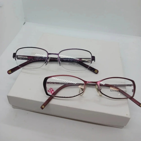 NWOT 2 pair ANNE KLEIN eyeglass frames - Picture 1 of 7